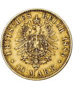 10 Χρυσά Μάρκα Wilhelm II 1889