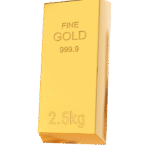 Μπάρα χρυσού 2,5kg – Ράβδος υπερυψηλής αξίας με επαγγελματική καθαρότητα
