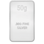 Μπάρα ασημιού 50g – Καθαρό ασήμι με σφραγίδα κατασκευαστή