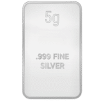 Μπάρα ασημιού 5g – Ράβδος υψηλής καθαρότητας με χαραγμένο βάρος