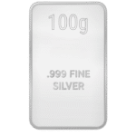 Μπάρα ασημιού 100g – Πιστοποιημένο επενδυτικό προϊόν καθαρότητας 999
