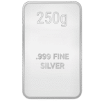 Μπάρα ασημιού 250g – Μεγάλης καθαρότητας ράβδος με έντονη επενδυτική ζήτηση