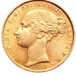 Χρυσή Λίρα Αγγλίας Βικτώρια 1855 S