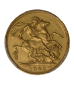 Χρυσή Λίρα Αγγλίας Εδουάρδος 1902 L - Image 2