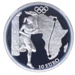 10 Ασημένια Ευρώ - Ολυμπιακή Δάδα (Αφρική)